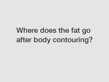 Where does the fat go after body contouring?