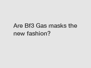 Are Bf3 Gas masks the new fashion?