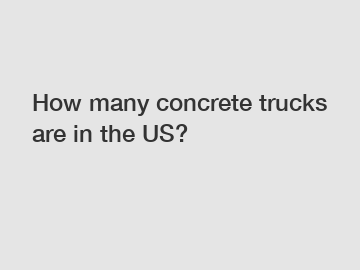 How many concrete trucks are in the US?