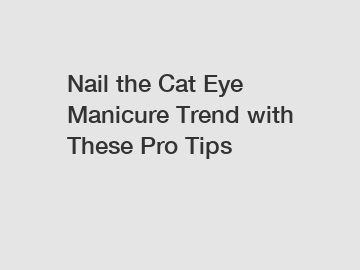 Nail the Cat Eye Manicure Trend with These Pro Tips