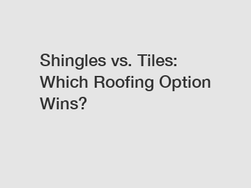 Shingles vs. Tiles: Which Roofing Option Wins? Shingles vs. Tiles: Which Roofing Option Wins?