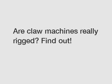 Are claw machines really rigged? Find out!