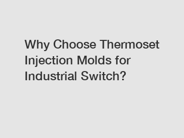 Why Choose Thermoset Injection Molds for Industrial Switch?