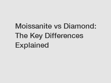 Moissanite vs Diamond: The Key Differences Explained Moissanite vs Diamond: The Key Differences Explained