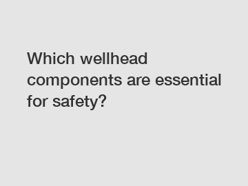 Which wellhead components are essential for safety?