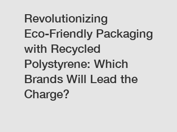 Revolutionizing Eco-Friendly Packaging with Recycled Polystyrene: Which Brands Will Lead the Charge?