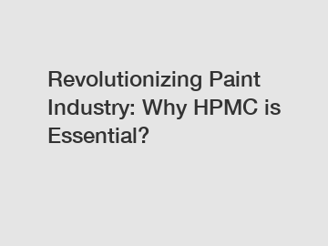 Revolutionizing Paint Industry: Why HPMC is Essential?