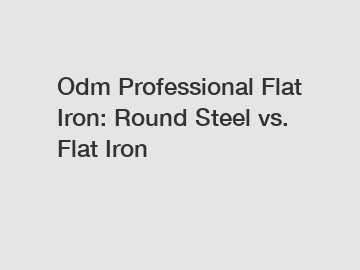 Odm Professional Flat Iron: Round Steel vs. Flat Iron