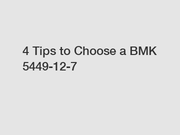 4 Tips to Choose a BMK 5449-12-7