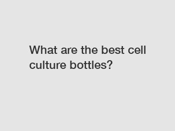 What are the best cell culture bottles?