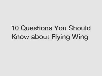 10 Questions You Should Know about Flying Wing