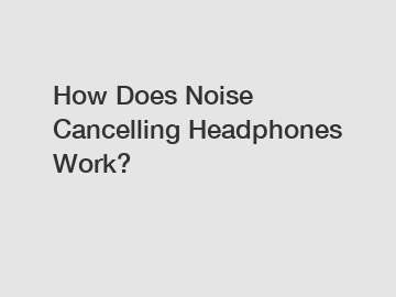 How Does Noise Cancelling Headphones Work?