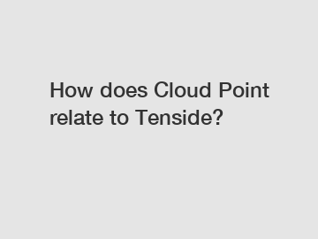 How does Cloud Point relate to Tenside?