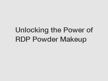 Unlocking the Power of RDP Powder Makeup