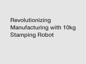 Revolutionizing Manufacturing with 10kg Stamping Robot