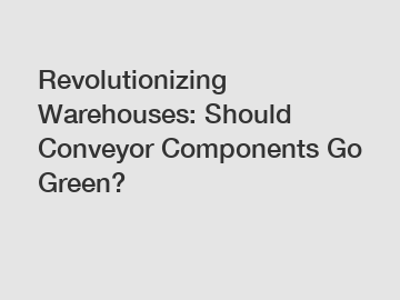 Revolutionizing Warehouses: Should Conveyor Components Go Green?