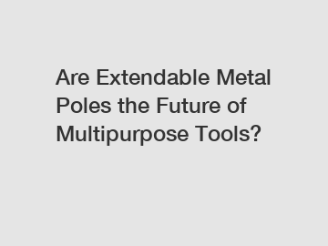 Are Extendable Metal Poles the Future of Multipurpose Tools?