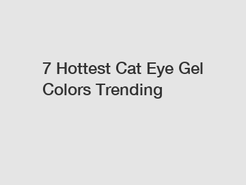 7 Hottest Cat Eye Gel Colors Trending