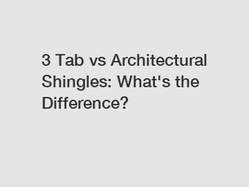 3 Tab vs Architectural Shingles: What's the Difference?