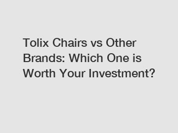 Tolix Chairs vs Other Brands: Which One is Worth Your Investment?