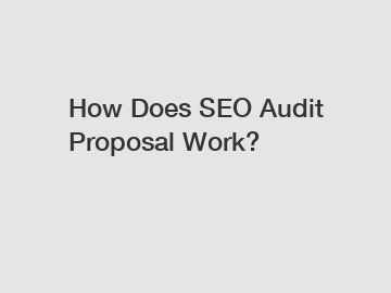 How Does SEO Audit Proposal Work?