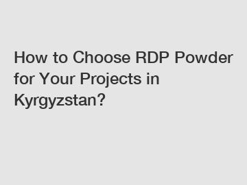 How to Choose RDP Powder for Your Projects in Kyrgyzstan?