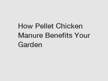 How Pellet Chicken Manure Benefits Your Garden