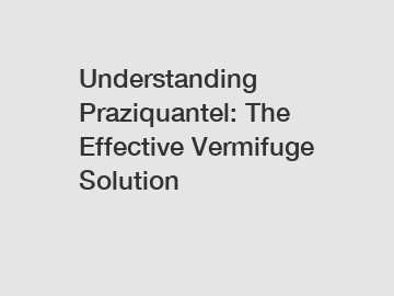 Understanding Praziquantel: The Effective Vermifuge Solution