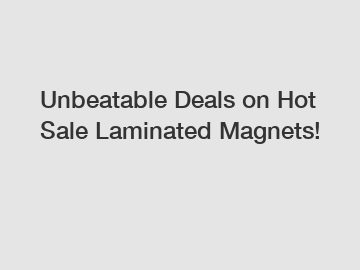 Unbeatable Deals on Hot Sale Laminated Magnets!