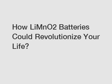 How LiMnO2 Batteries Could Revolutionize Your Life?