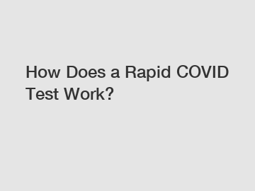 How Does a Rapid COVID Test Work?