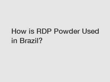 How is RDP Powder Used in Brazil?