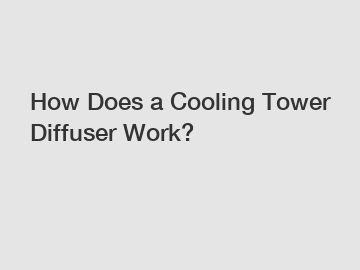 How Does a Cooling Tower Diffuser Work?