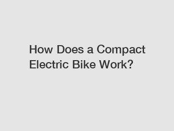How Does a Compact Electric Bike Work?