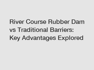 River Course Rubber Dam vs Traditional Barriers: Key Advantages Explored