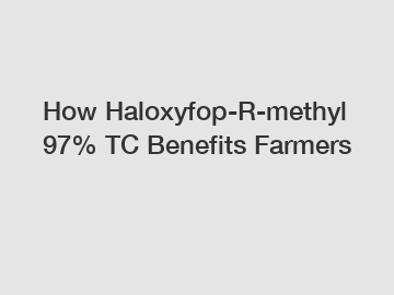 How Haloxyfop-R-methyl 97% TC Benefits Farmers
