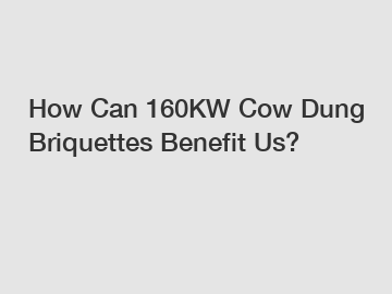 How Can 160KW Cow Dung Briquettes Benefit Us?
