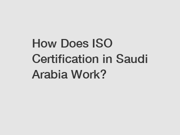 How Does ISO Certification in Saudi Arabia Work?