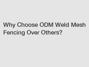 Why Choose ODM Weld Mesh Fencing Over Others?