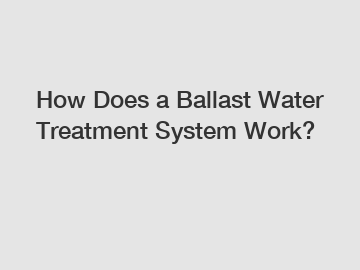 How Does a Ballast Water Treatment System Work?