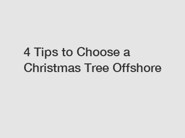 4 Tips to Choose a Christmas Tree Offshore
