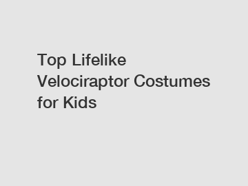 Top Lifelike Velociraptor Costumes for Kids