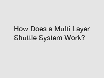 How Does a Multi Layer Shuttle System Work?