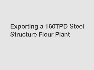 Exporting a 160TPD Steel Structure Flour Plant