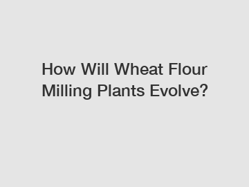 How Will Wheat Flour Milling Plants Evolve?