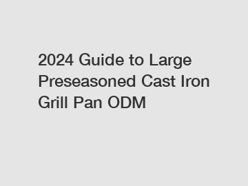 2024 Guide to Large Preseasoned Cast Iron Grill Pan ODM