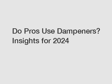 Do Pros Use Dampeners? Insights for 2024