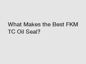 What Makes the Best FKM TC Oil Seal?