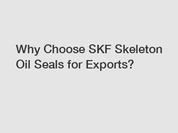 Why Choose SKF Skeleton Oil Seals for Exports?