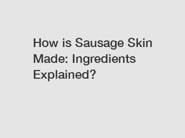 How is Sausage Skin Made: Ingredients Explained?
